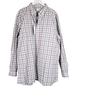 NWT Sonoma Flex Wear 2XLT Button Down Shirt Mens Long Sleeve